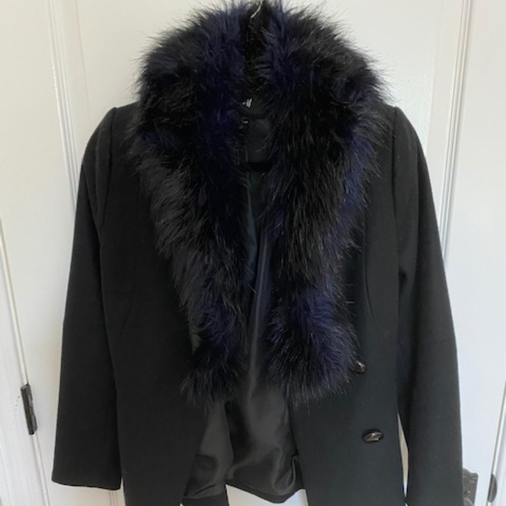 H&M Faux fur collar jacket